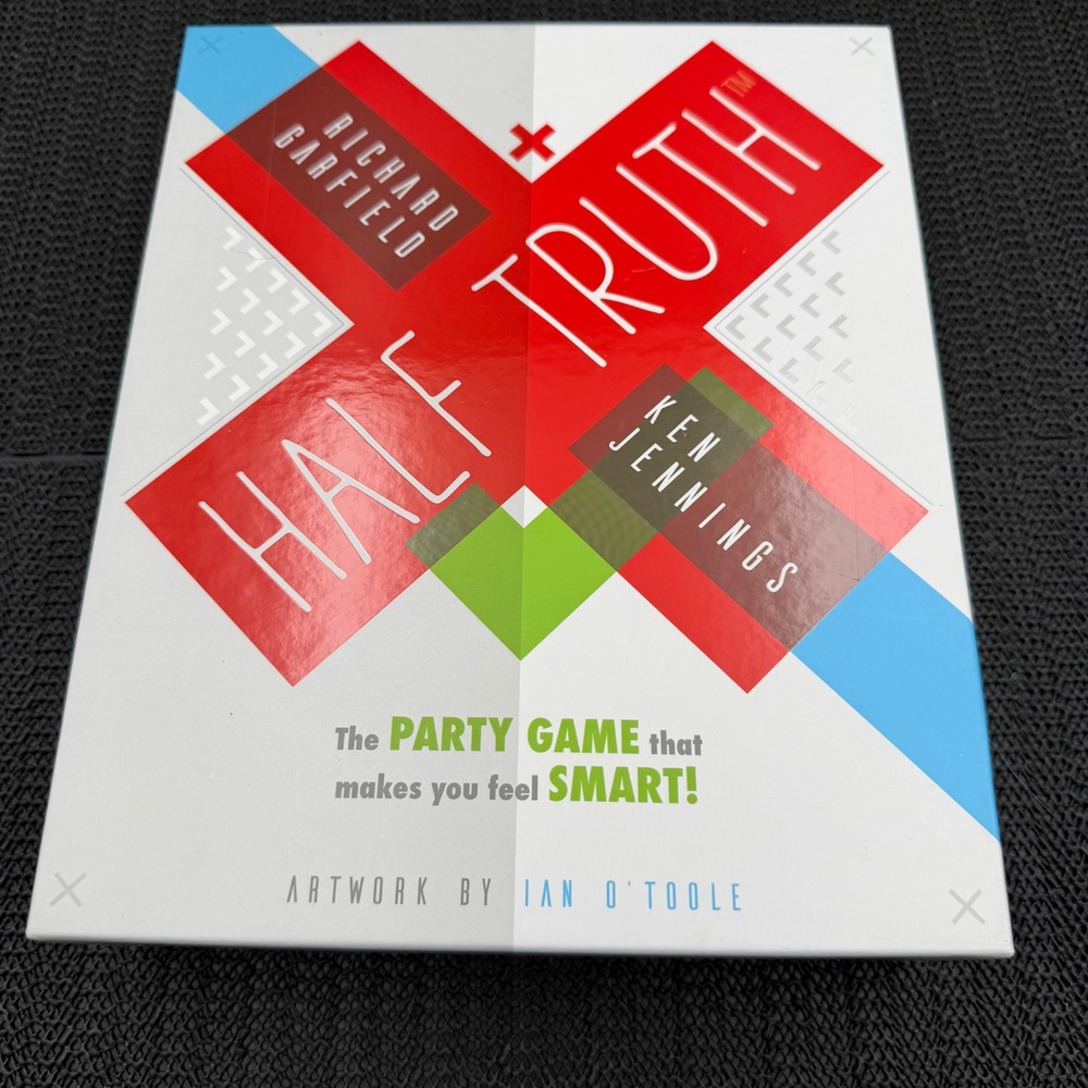 Half Truth Trivia Board Game Ken Jennings Richard Garfield Nighthawk Games 50993